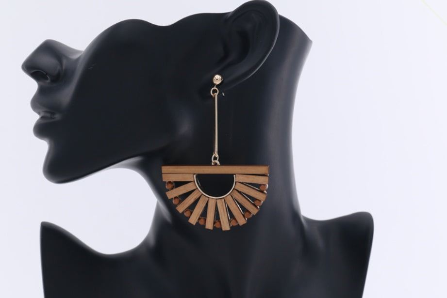 Bamboo hollow earrings - Sustainable Living