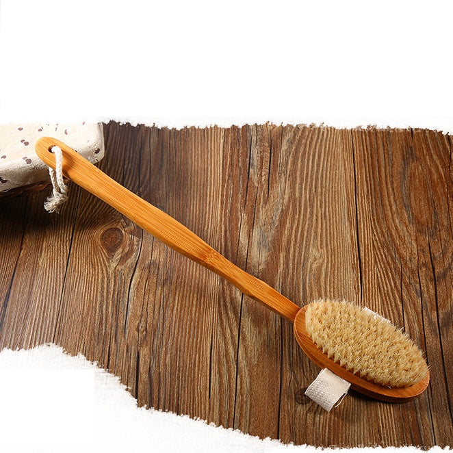 Bamboo Removable Bath Brush - Sustainable Living