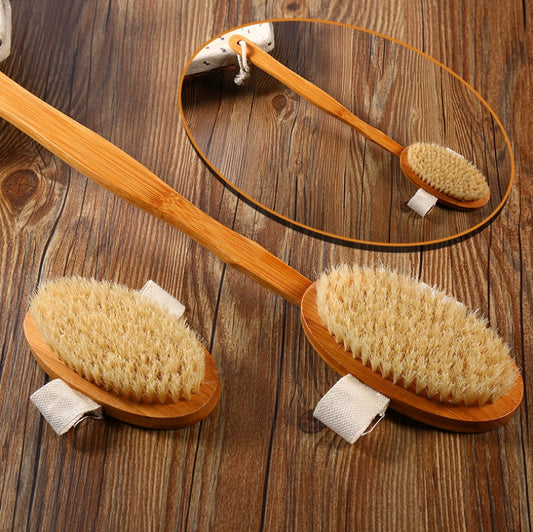 Bamboo Removable Bath Brush - Sustainable Living