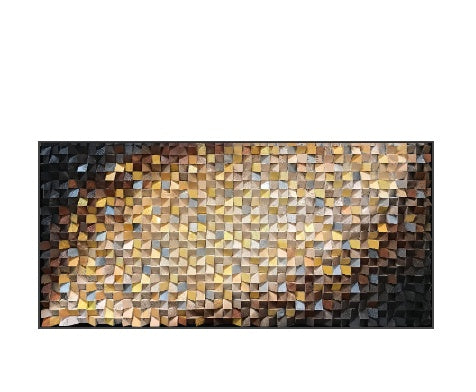 Wood Three-dimensional Handmade Mosaic Art - Sustainable Living