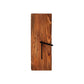 Vintage Solid Wood Art Deco Rectangular Wall Clock - Sustainable Living