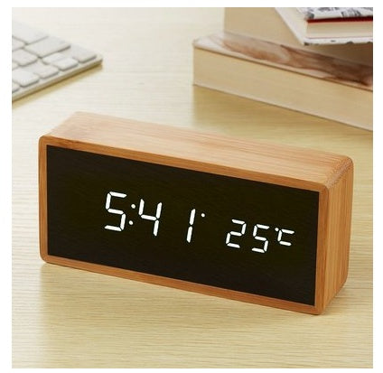 Bamboo Alarm Clock - Sustainable Living