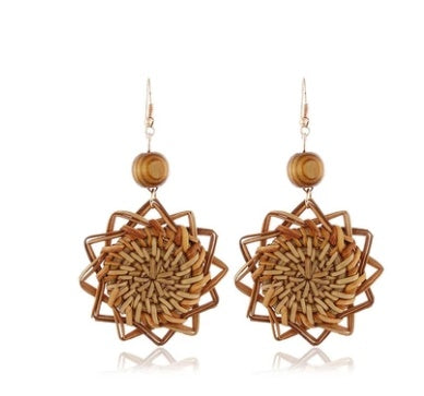 Bamboo hollow earrings - Sustainable Living