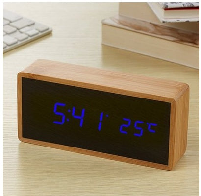 Bamboo Alarm Clock - Sustainable Living