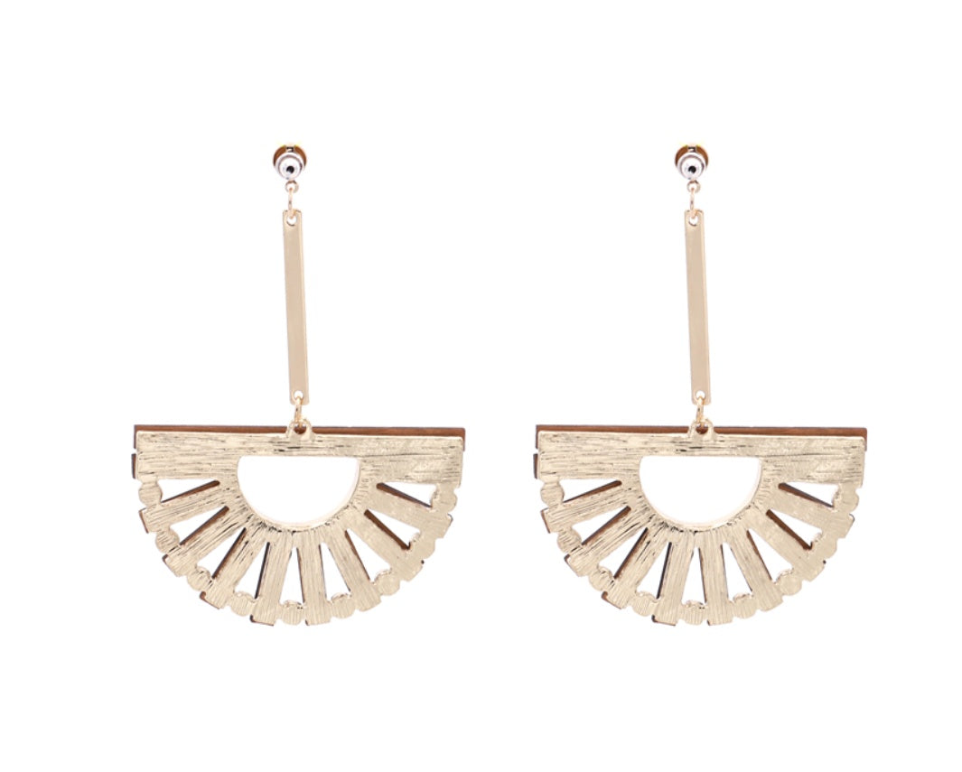 Bamboo hollow earrings - Sustainable Living