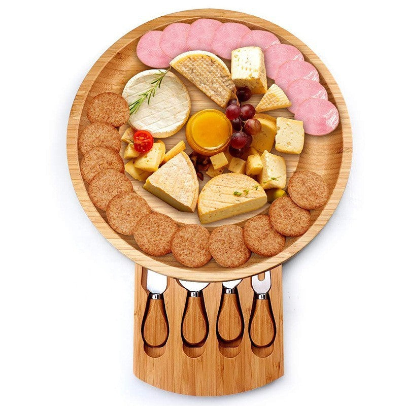 Bamboo Cheese Plate Set - Sustainable Living